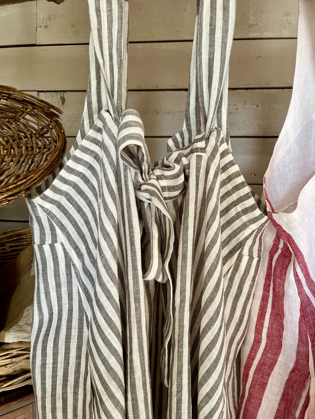 Natural Linen Apron Handmade