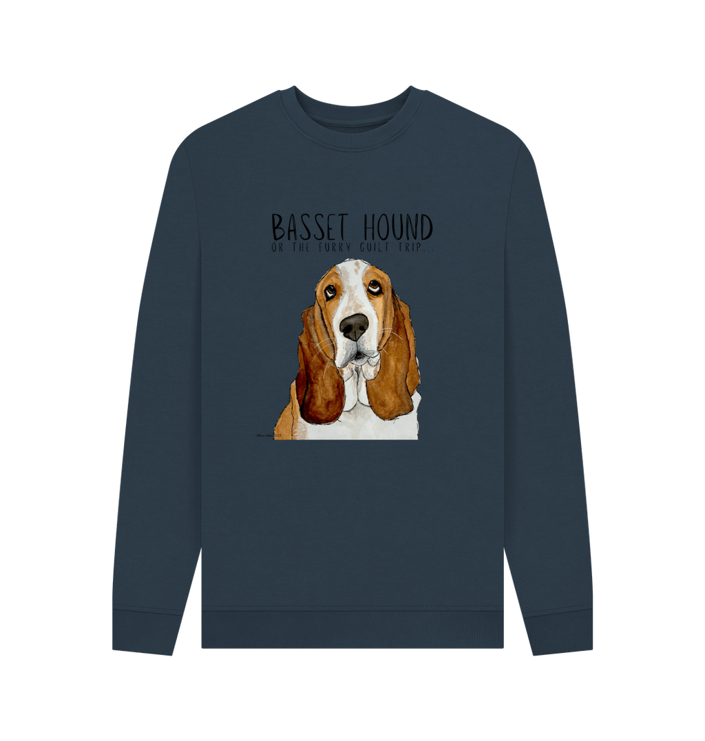 Basset Hound Crew Neck Sweatshirt: The Ultimate Furry Guilt Trip