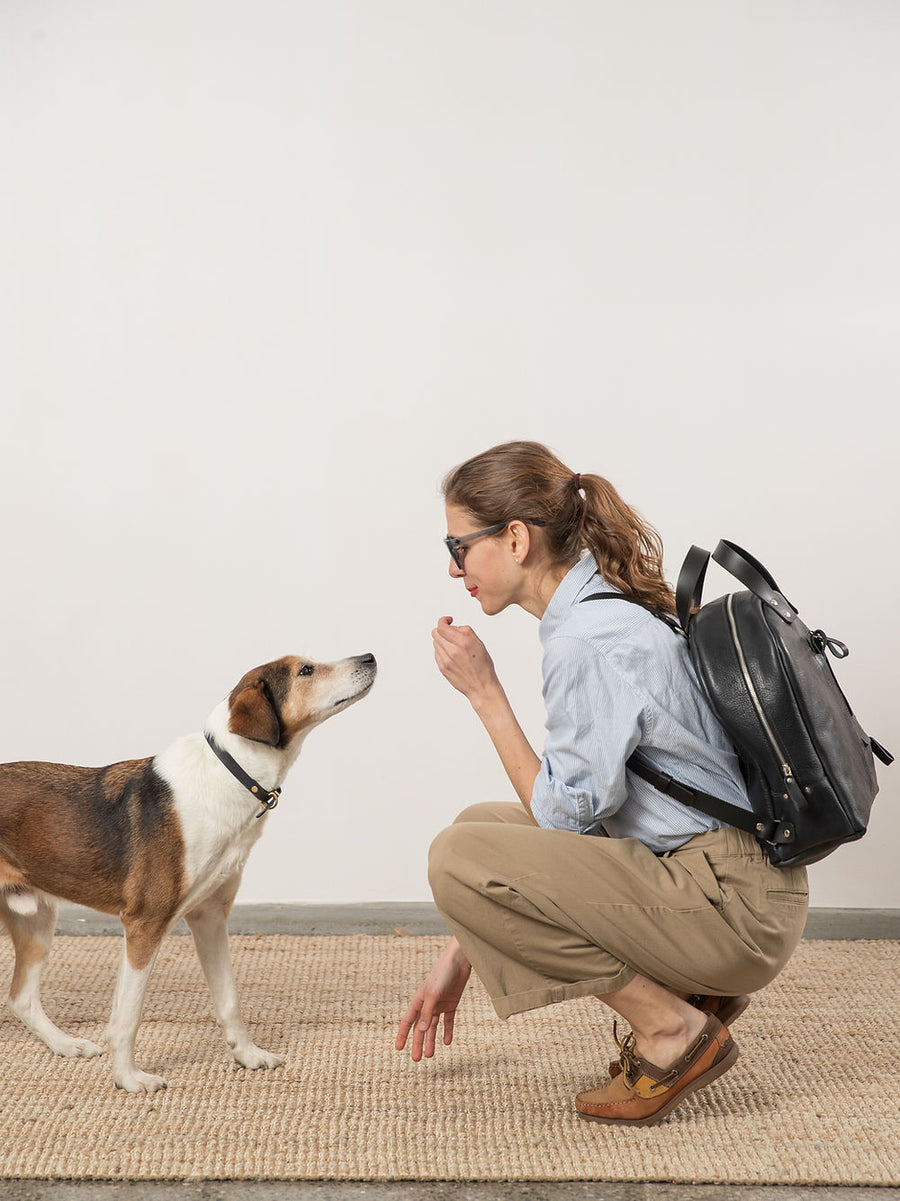 GORDON Handmade Leather Backpack – Stylish & Spacious by TOKS VISOKS at www.brixbailey.com