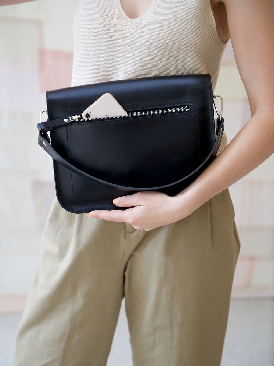 ASTORIA Handcrafted Leather Handbag – Versatile & Durable by TOKS VISOKS at www.brixbailey.com