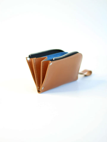 Compact WEDNESDAY Leather Wallet – Spacious & Satisfying Zip by TOKS VISOKS at www.brixbailey.com