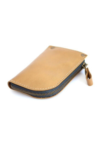 Compact WEDNESDAY Leather Wallet – Spacious & Stylish by TOKS VISOKS at www.brixbailey.com