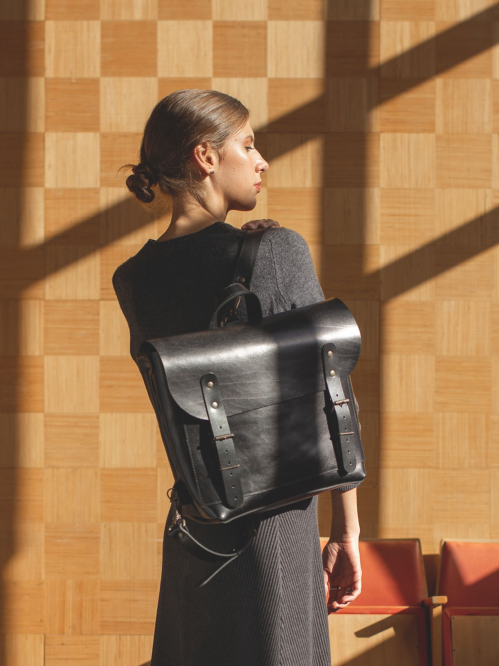 TOKS VISOKS | Benjamin Backpack | Handcrafted Leather Bag