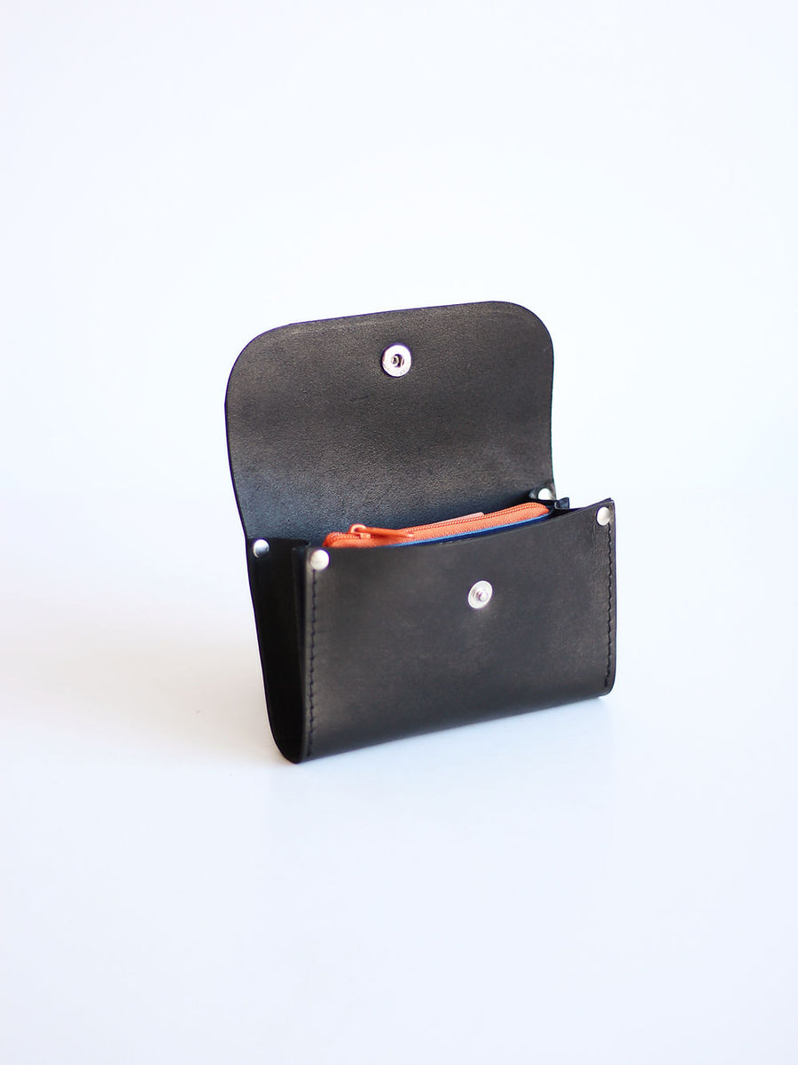 Handcrafted FRIDAY Leather Wallet with Zippered Coin Pocket by TOKS VISOKS at www.brixbailey.com