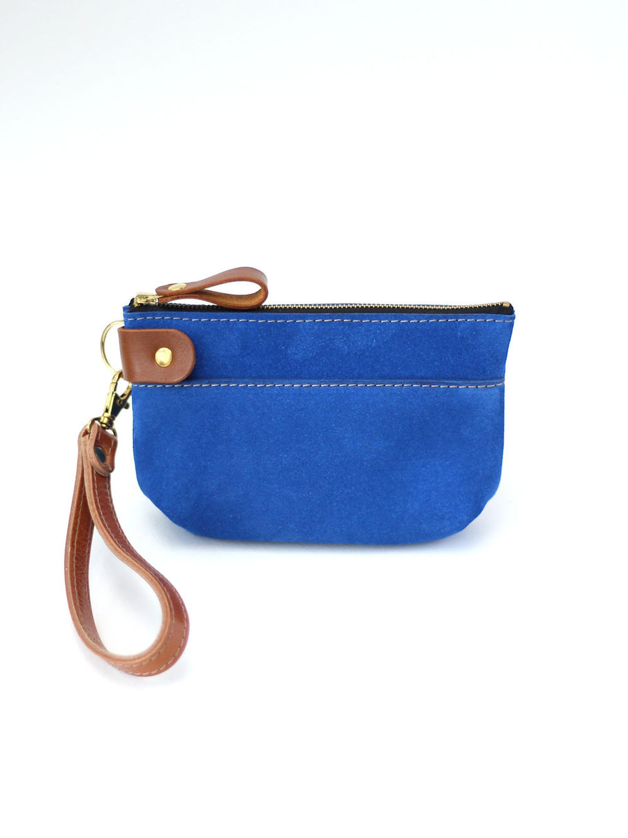 POUCH Wallet - Blue Suede