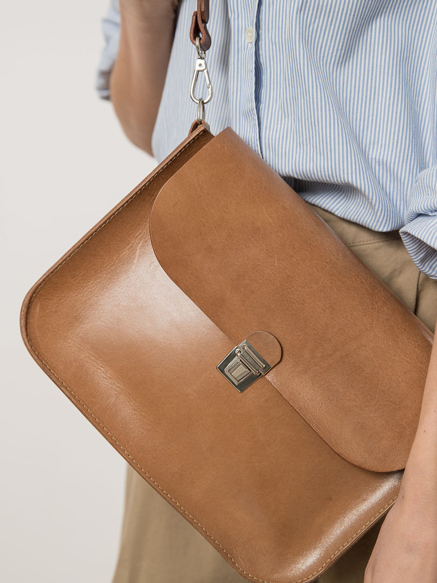 Elevate Your Routine with the ASTORIA Minimalistic Handbag by TOKS VISOKS at www.brixbailey.com