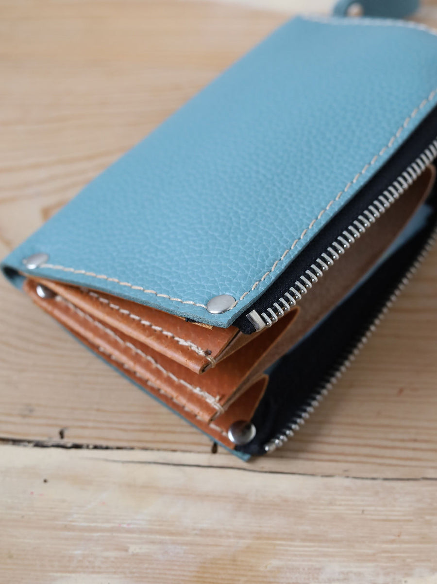 Compact WEDNESDAY Leather Wallet – Spacious & Stylish by TOKS VISOKS at www.brixbailey.com