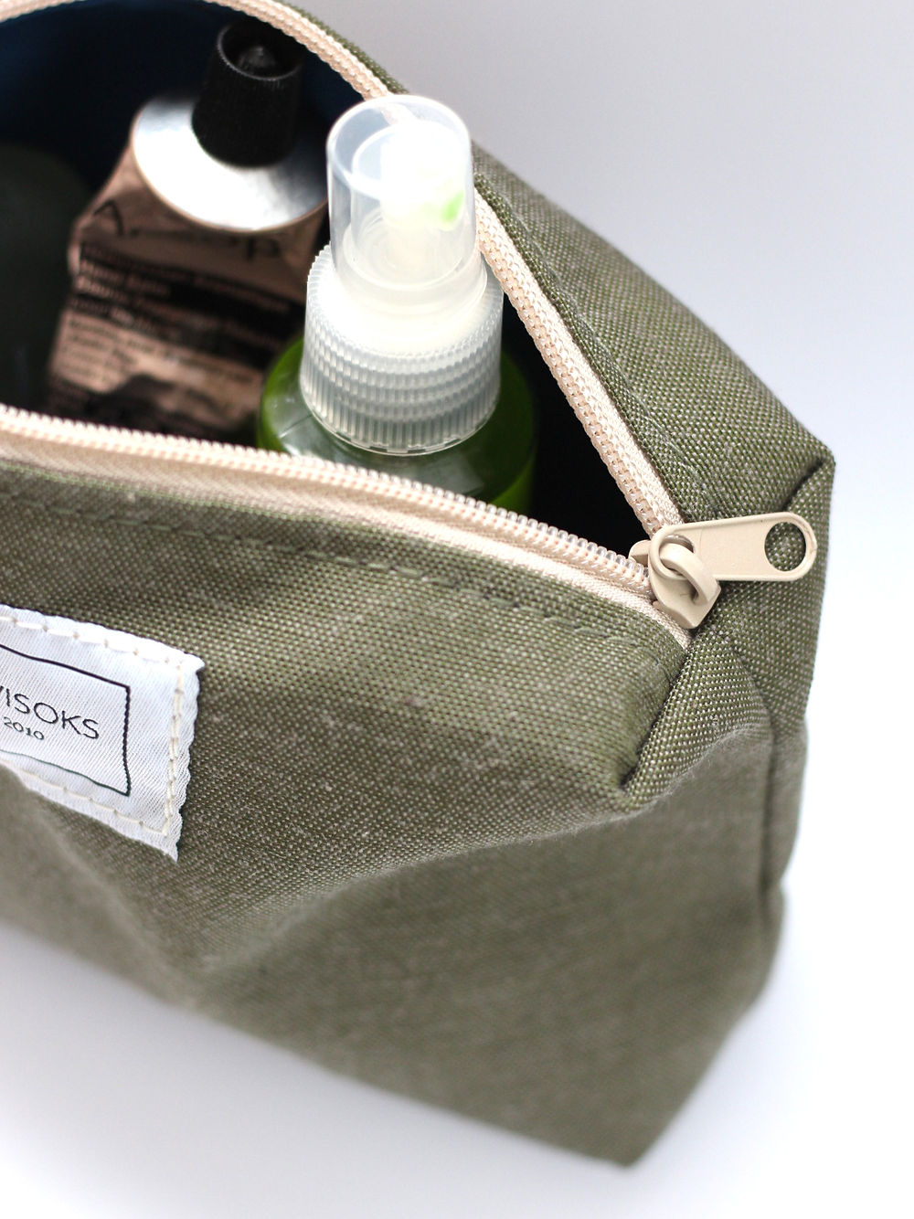 LORNA Handmade Makeup Pouch – Spacious & Eco-Friendly by TOKS VISOKS at www.brixbailey.com