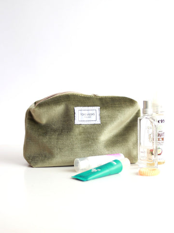 LORNA Handmade Makeup Pouch – Spacious & Eco-Friendly by TOKS VISOKS at www.brixbailey.com