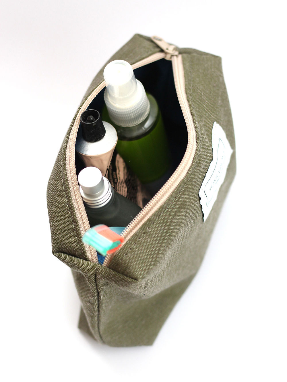 LORNA Handmade Makeup Pouch – Spacious & Eco-Friendly by TOKS VISOKS at www.brixbailey.com