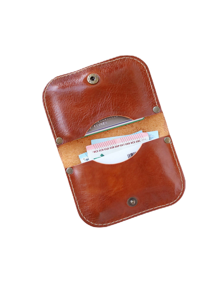 SUNDAY Leather Wallet – Handmade for Efficient Card Storage by TOKS VISOKS at www.brixbailey.com