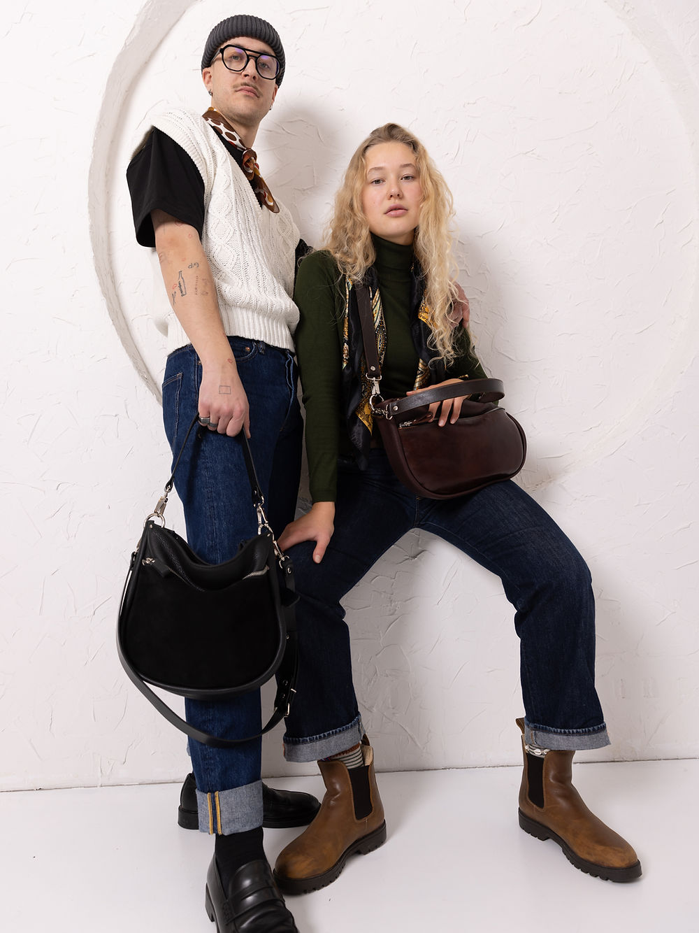 Stella Black Leather Handbag – Versatile & Handmade by TOKS VISOKS at www.brixbailey.com