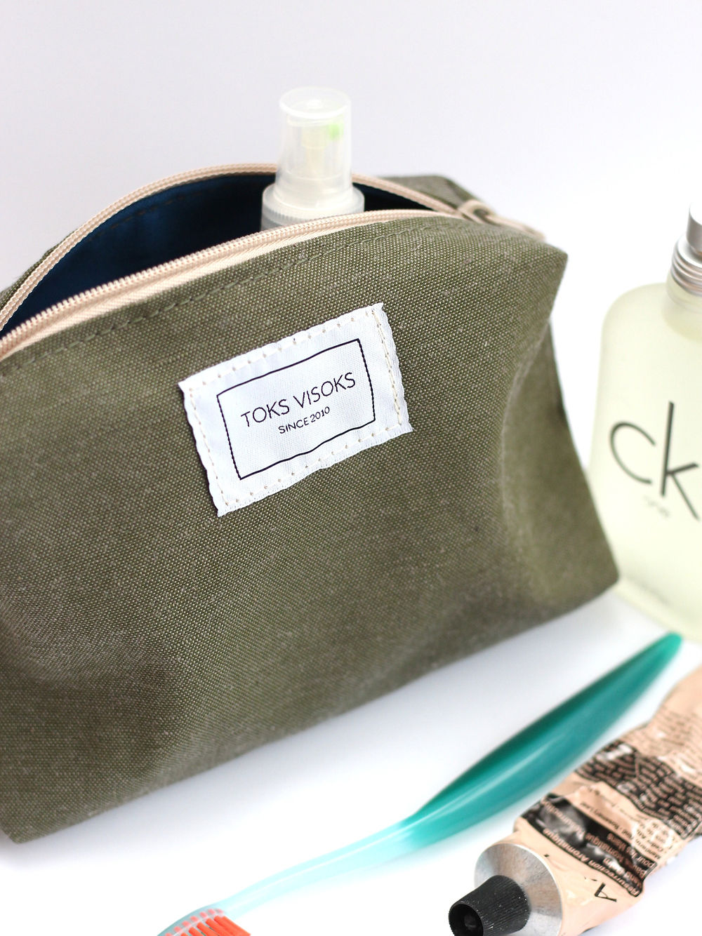 LORNA Handmade Makeup Pouch – Spacious & Eco-Friendly by TOKS VISOKS at www.brixbailey.com