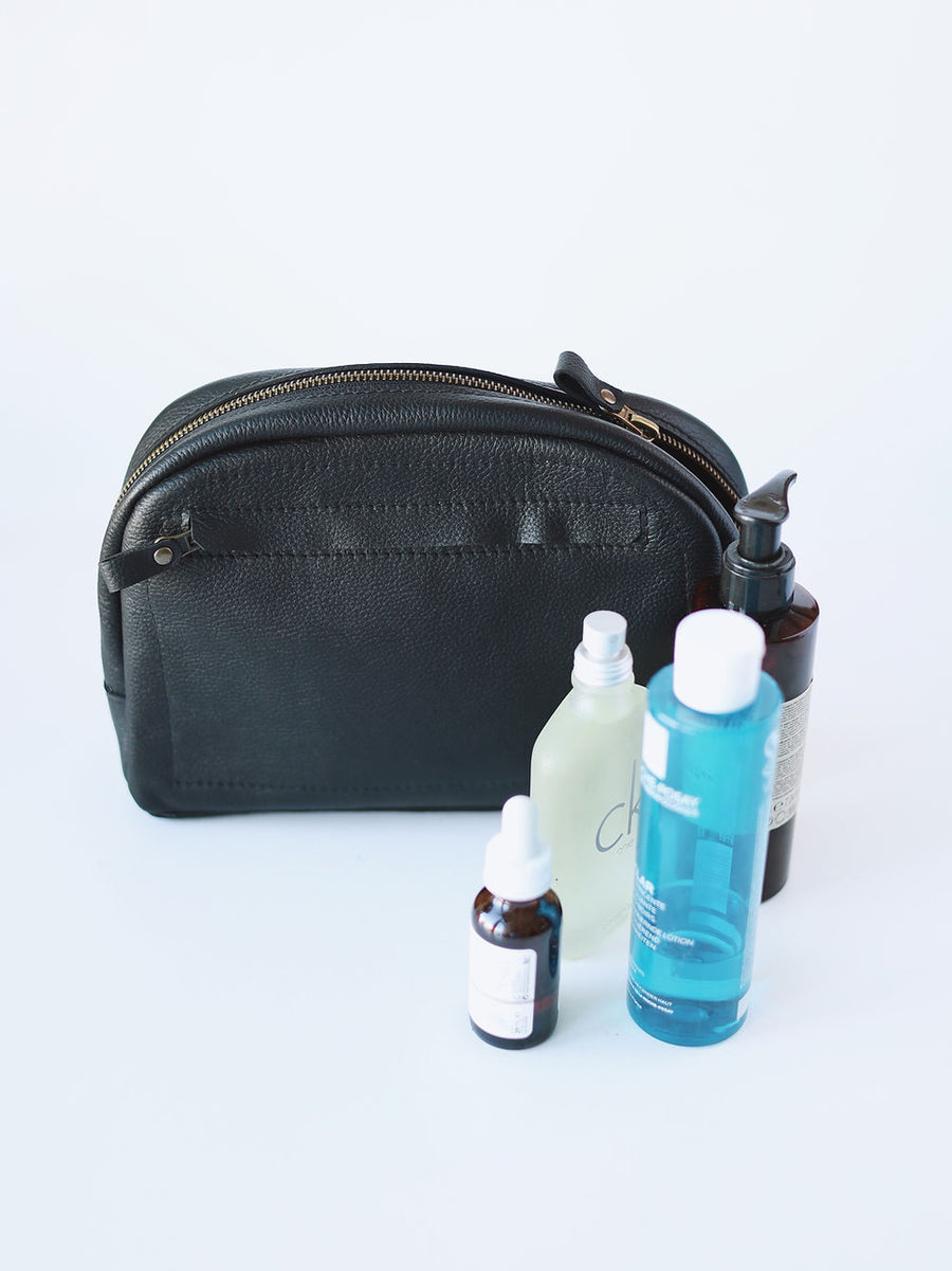 Douglas Handmade Leather Toiletry Bag – Perfect for Travel Essentials by TOKS VISOKS at www.brixbailey.com