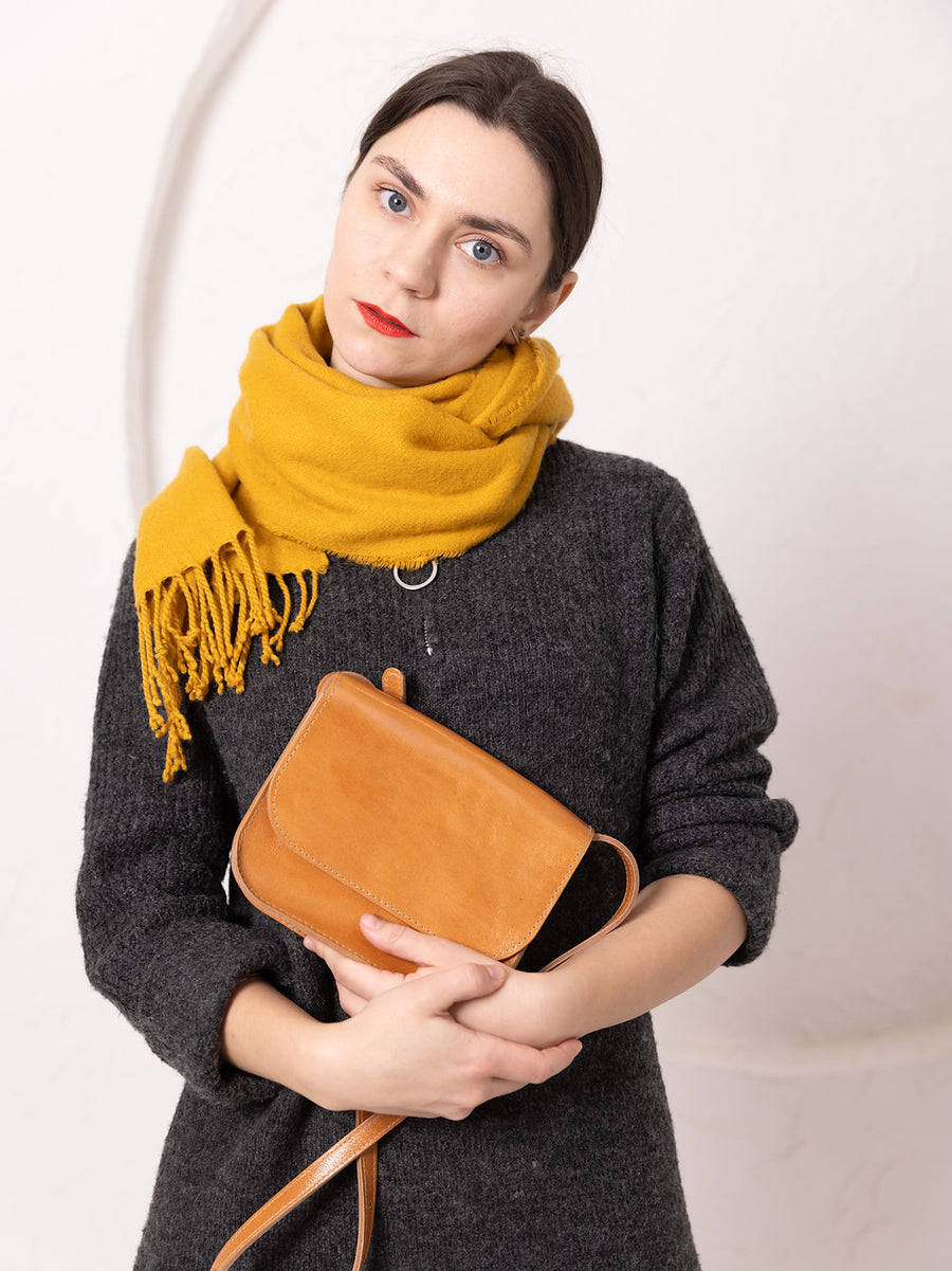 RUBY Handcrafted Leather Bag – Compact, Elegant & Versatile by TOKS VISOKS at www.brixbailey.com