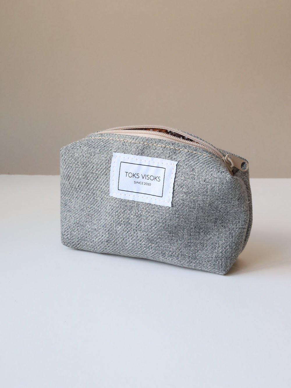 LORNA Hand-Made Makeup Pouch – Spacious & Eco-Friendly by TOKS VISOKS at www.brixbailey.com