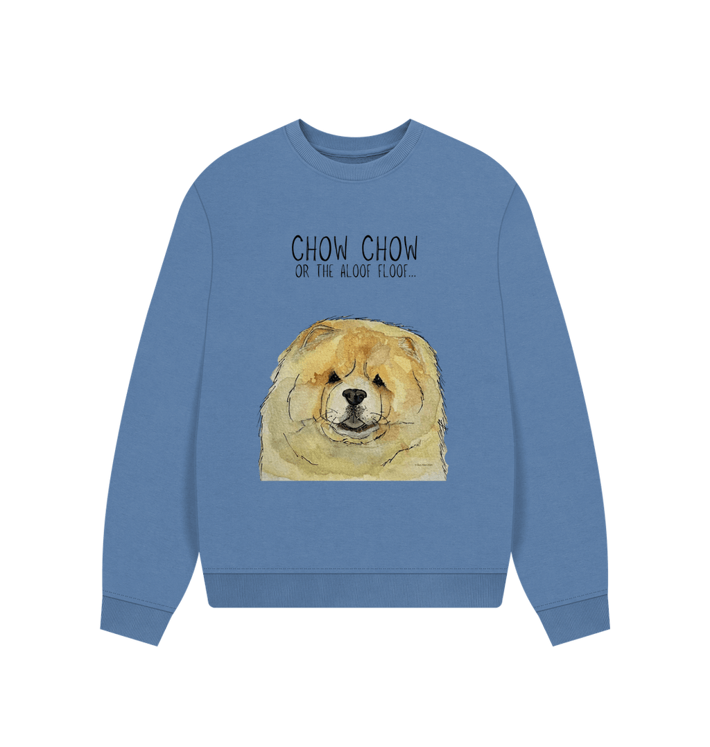 Snuggle Up in Style: Fawn Chow Chow Oversized Sweatshirt