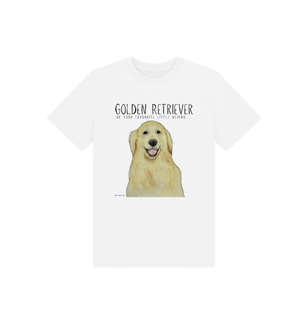 Golden Retriever Kids' Tee: Your Little Weirdo's New Favorite Shirt!