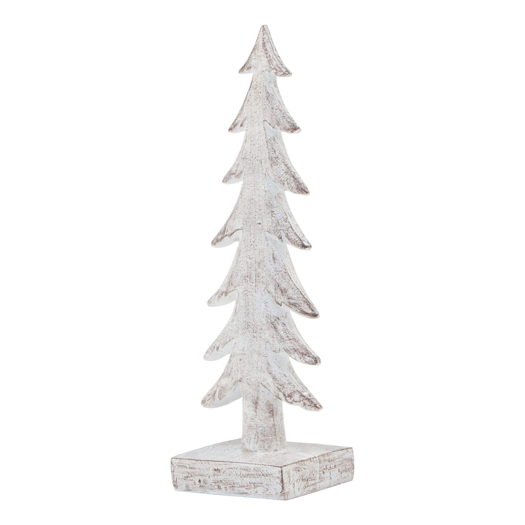 Handcrafted winter forest sculpture in white resin with frost details, dimensional branches, and 360Â° elegant design. by Sostter at brixbailey.com