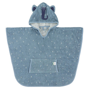 Organic Cotton Hooded Poncho for Kids – Soft & Fun Animal Design by Trixie Baby at brixbailey.com
