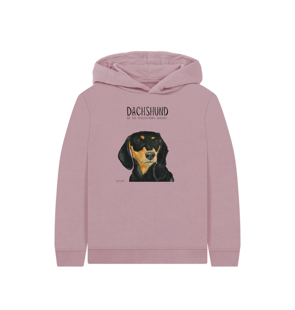 Mischievous Black & Tan Sausage Hoodie – Snuggles, Sass & Sustainability!