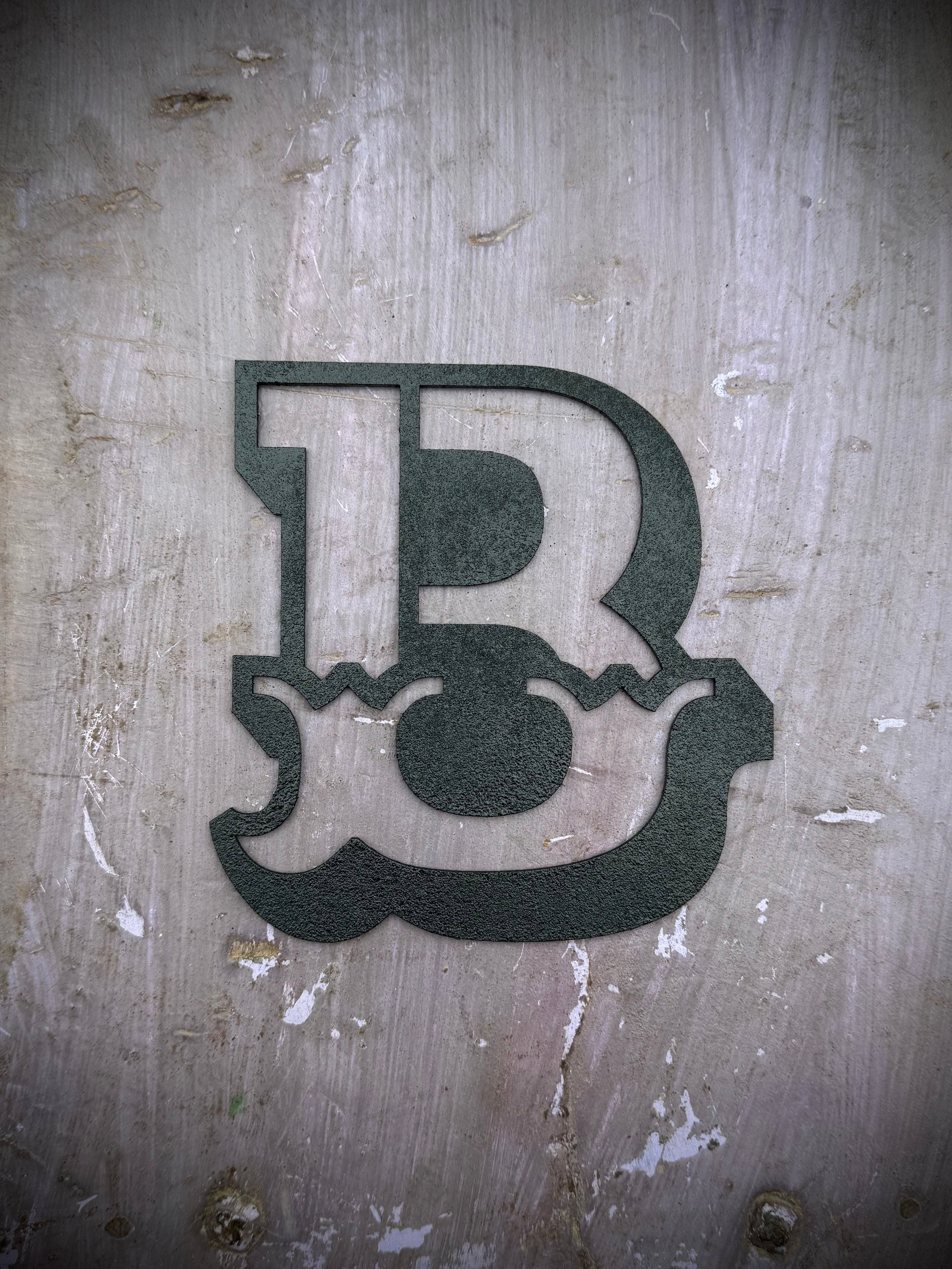 A-Z Rustic 5" or 12" Black Metal Carnival Letters.