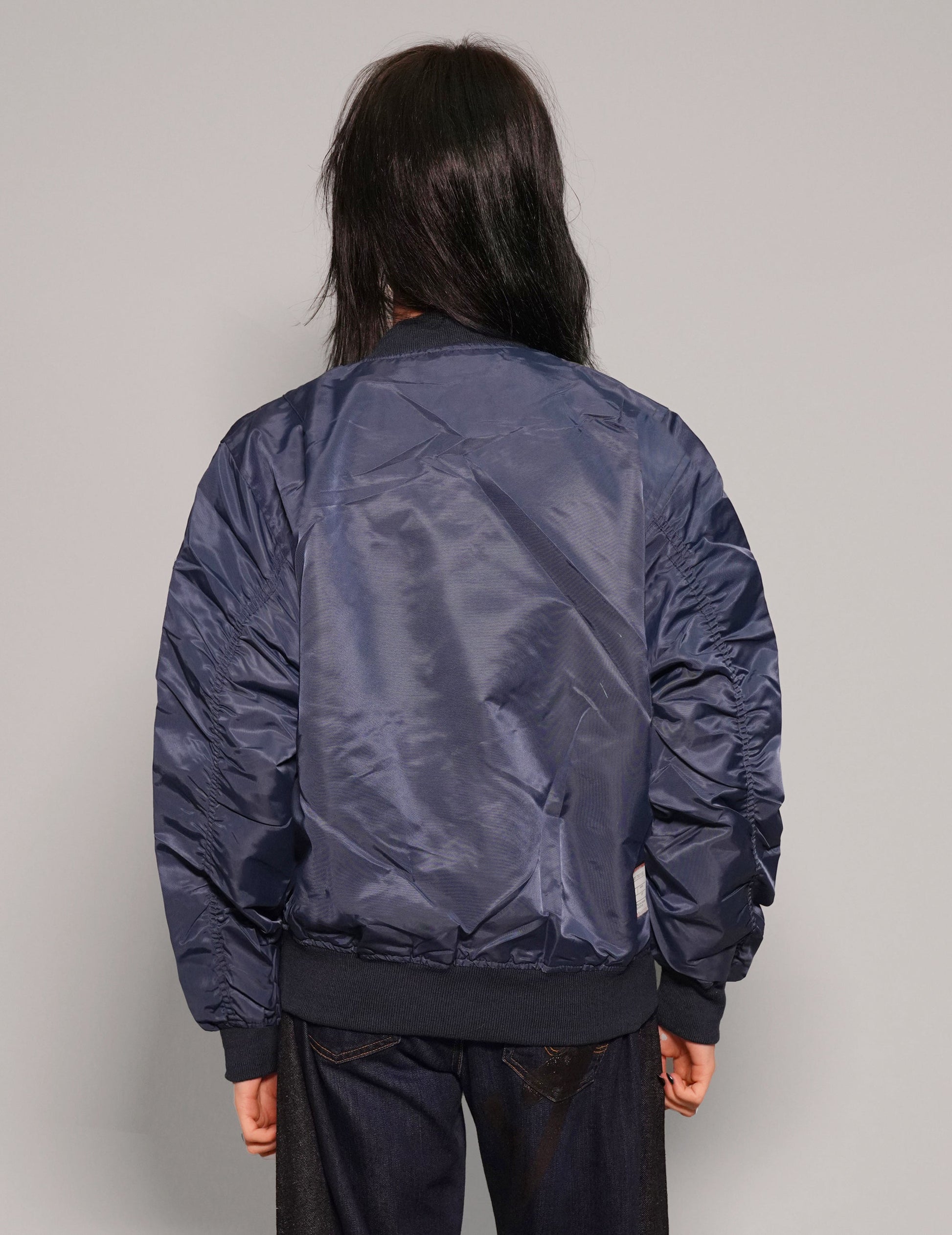 MA-1 Light Weight Bomber Jacket in Blue