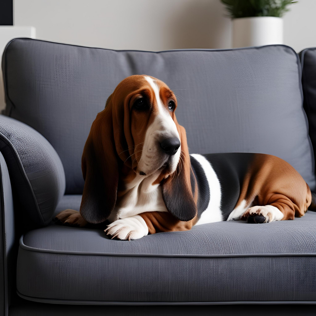 Basset Hound Cushion Cover – Guilt-Tripping in Style!