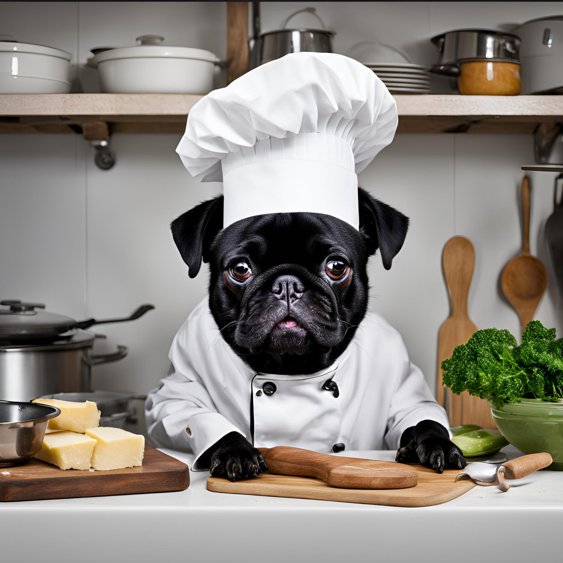 Wipe in Style – Pug Power Tea Towel for Your Kitchen!