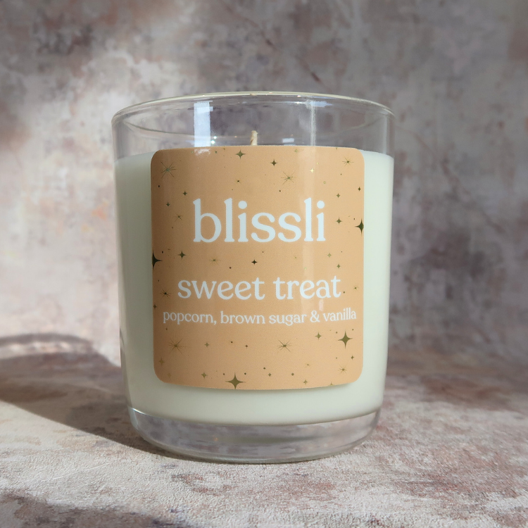 Sweet Treat Buttery Popcorn and Brown Sugar Soy Candle 220g