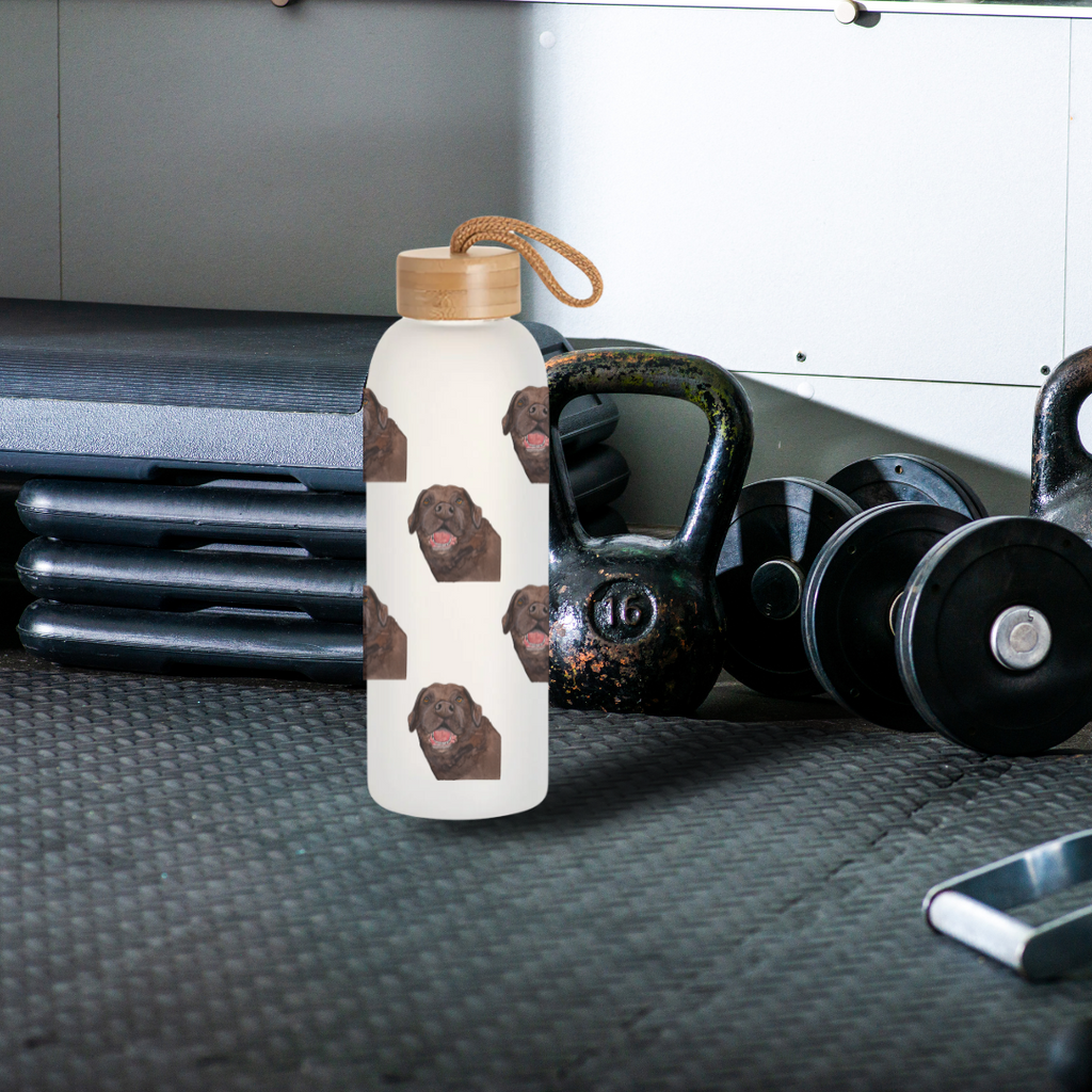 Stay Pawsitively Hydrated – Om Nom Nomnivore Glass Bottle