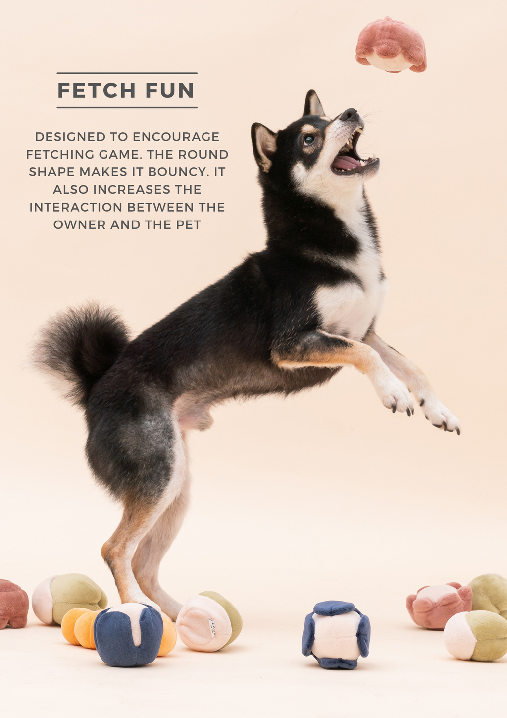 Cucurbita Plush Pet Toy with Hidden Treat Pocket