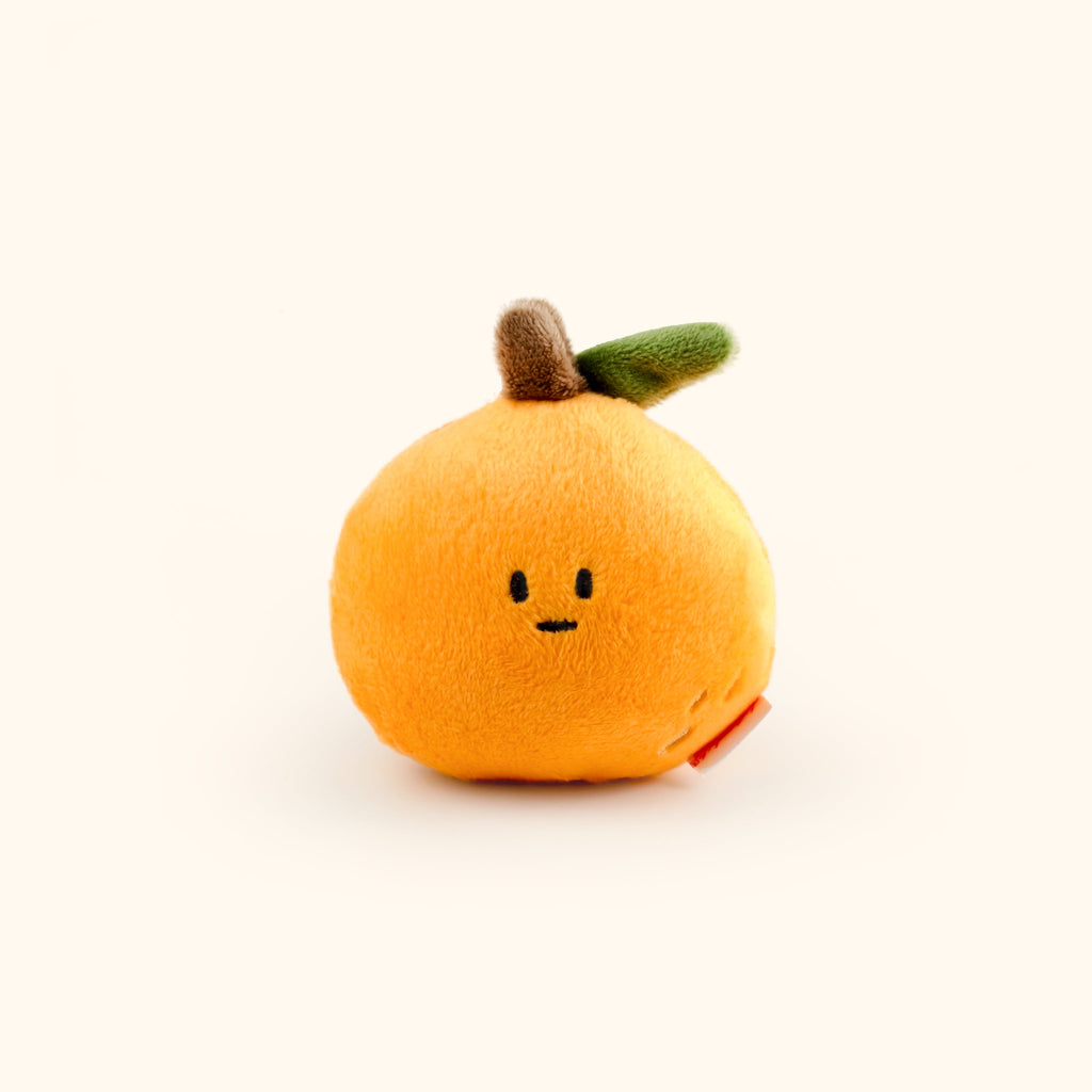Orange Plush Bag Charm