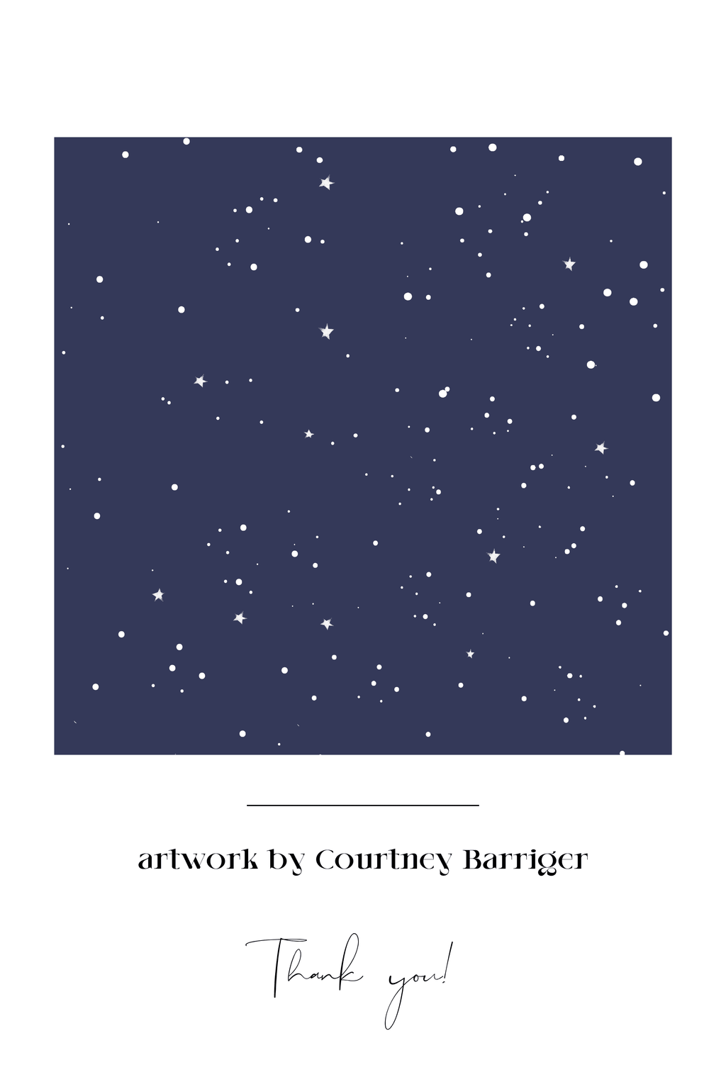 Blue Stardust Silk Scarf