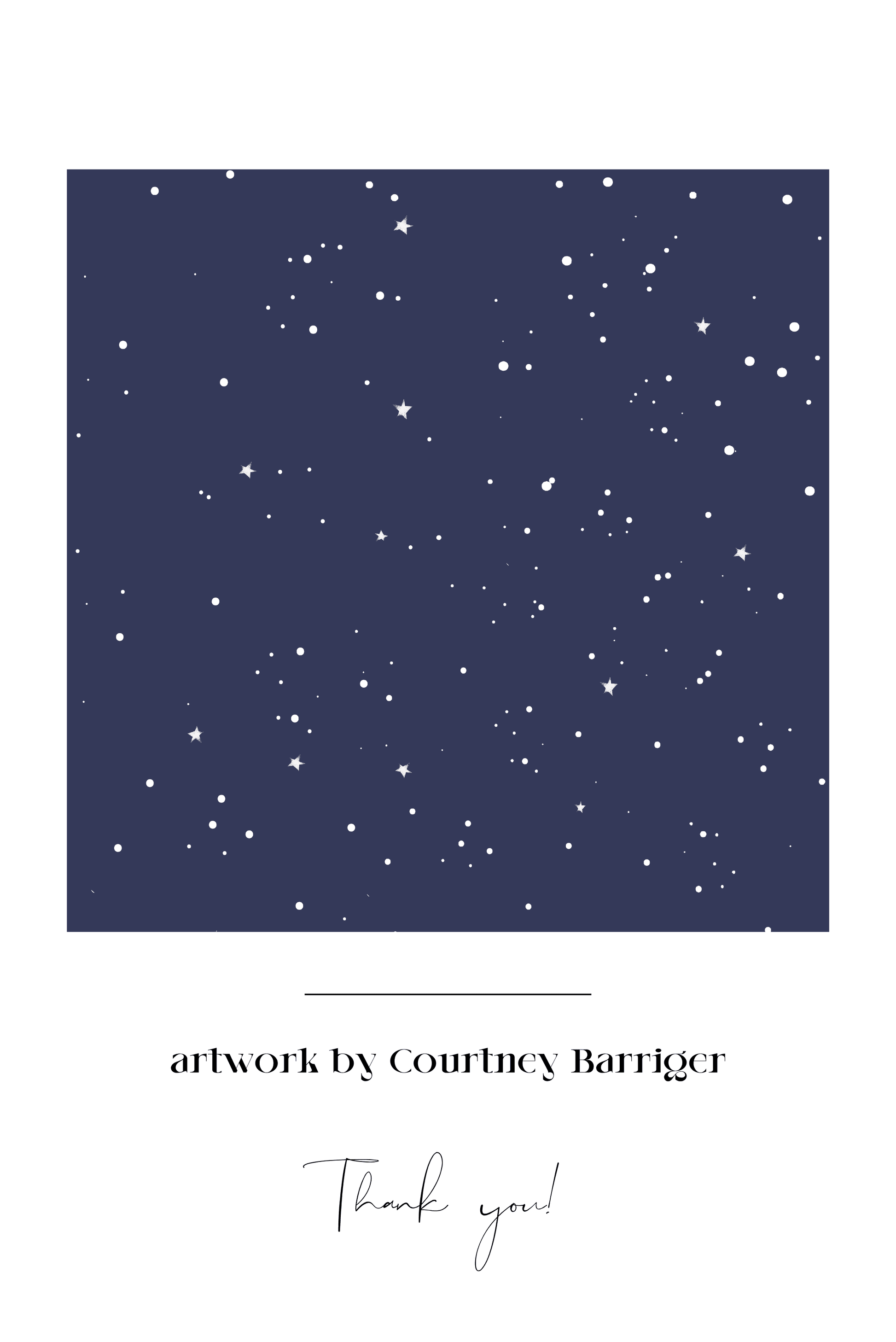 Blue Stardust Silk Scarf