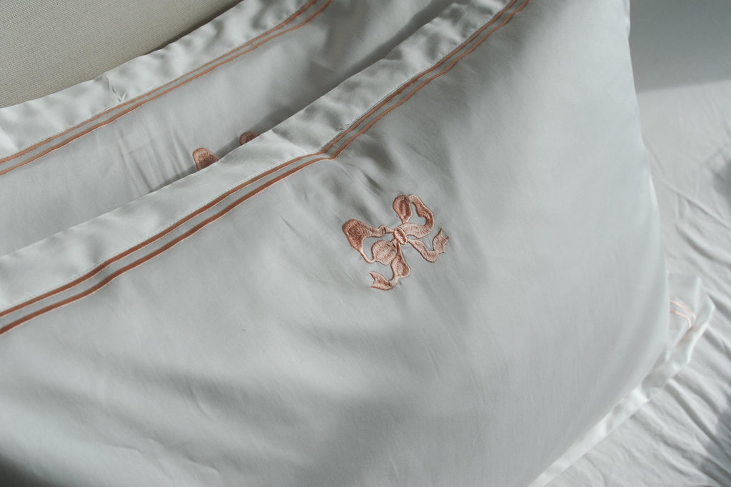 Arabella Bow Oxford Pillowcase Pair