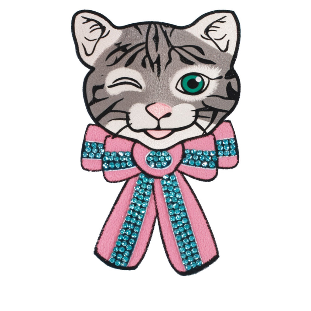Cotton Cat Printed and Embroidered T-Shirt
