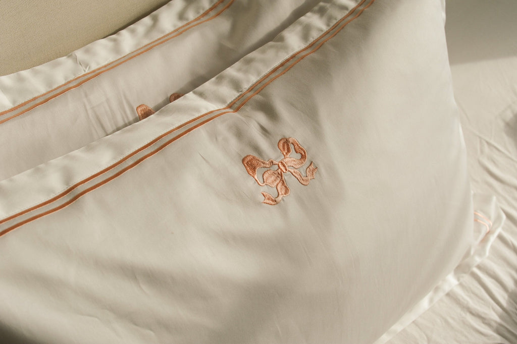 Arabella Bow Oxford Pillowcase Pair
