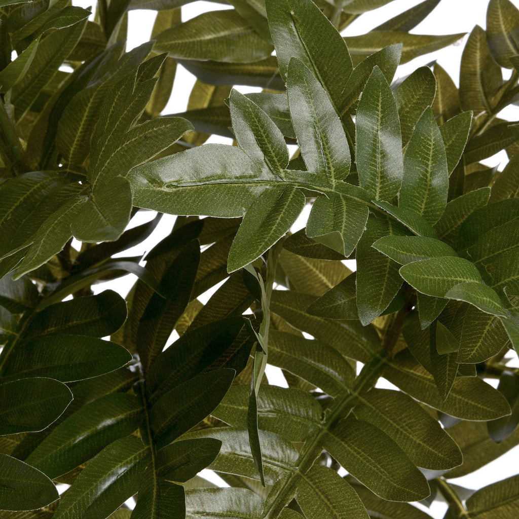 Lifelike artificial pistachio stem in rich green, 26-inch plastic foliage for home decor by RoomLondon at brixbailey.com