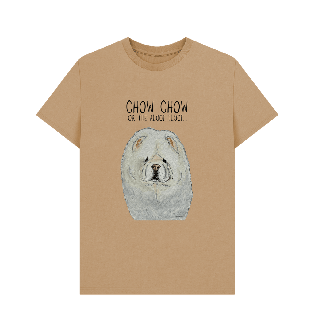 Cream Chow Chow Men's T-Shirt – Flaunt the Aloof Floof in Style