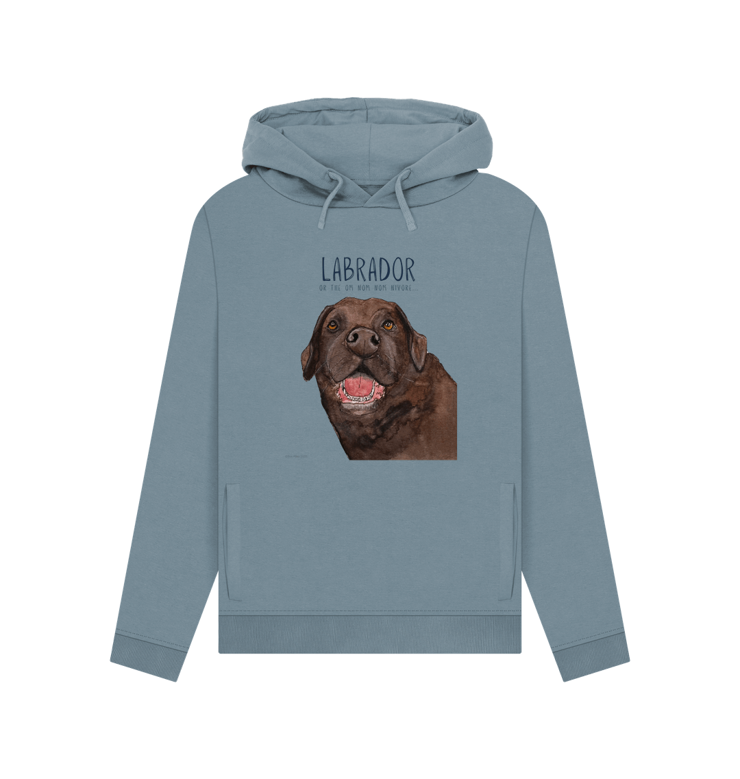 Powered by Snacks: The Chocolate Labrador Hoodie