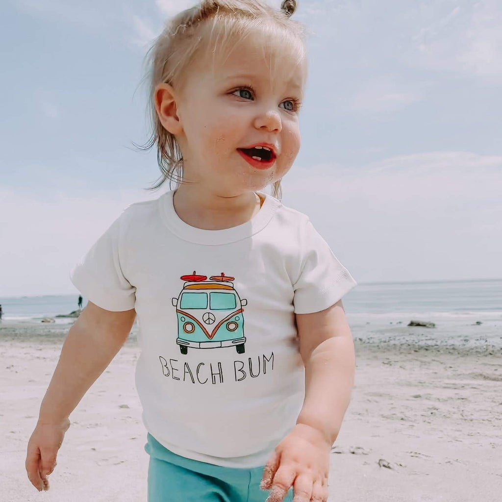 Beach Bum Graphic Tee for Toddlers