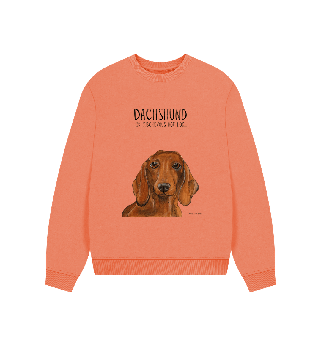 Comfy, Cozy, & Cute: The Dachshund Oversized Sweatshirt"