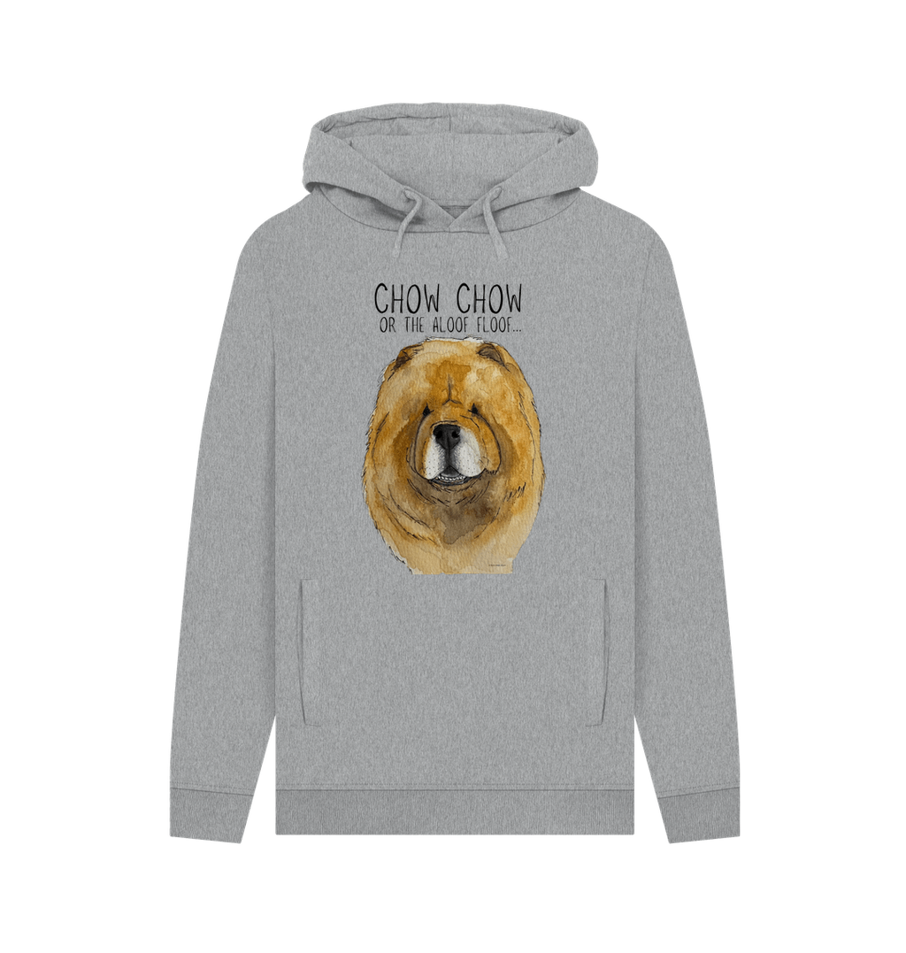 Stay Snuggly with the Aloof Floof – Red Chow Chow Men's Hoodie!