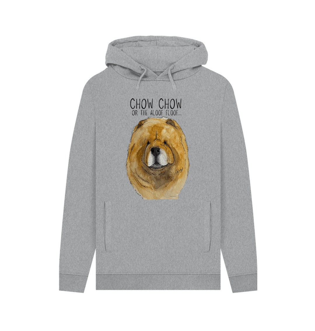 Stay Snuggly with the Aloof Floof – Red Chow Chow Men's Hoodie!