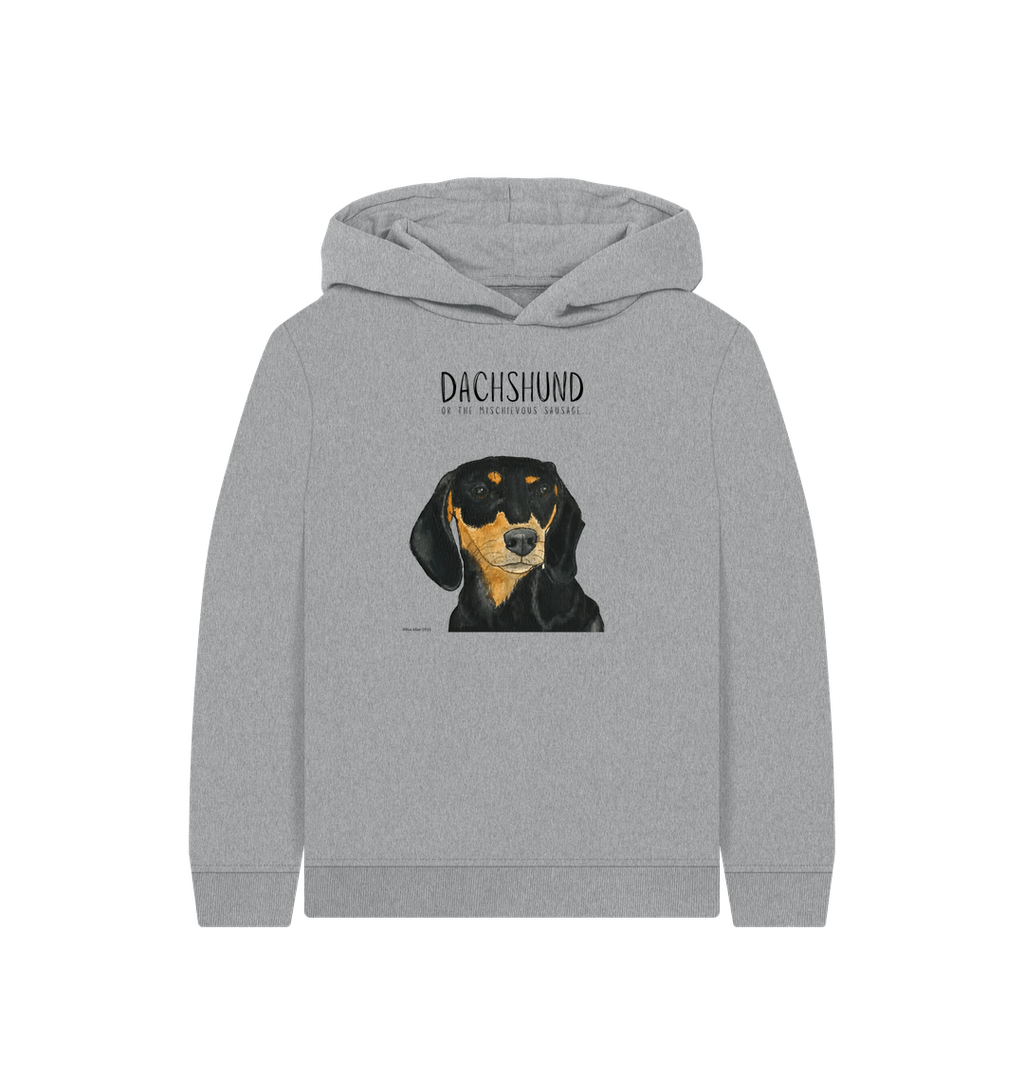 Mischievous Black & Tan Sausage Hoodie – Snuggles, Sass & Sustainability!