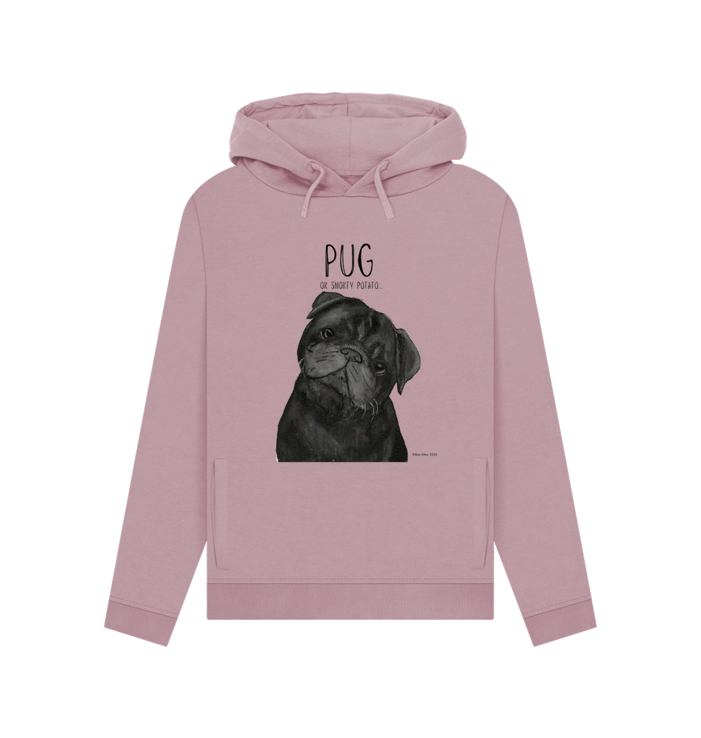 Snorty Potato Women’s Hoodie – Cozy, Cute & Pug-Approved!