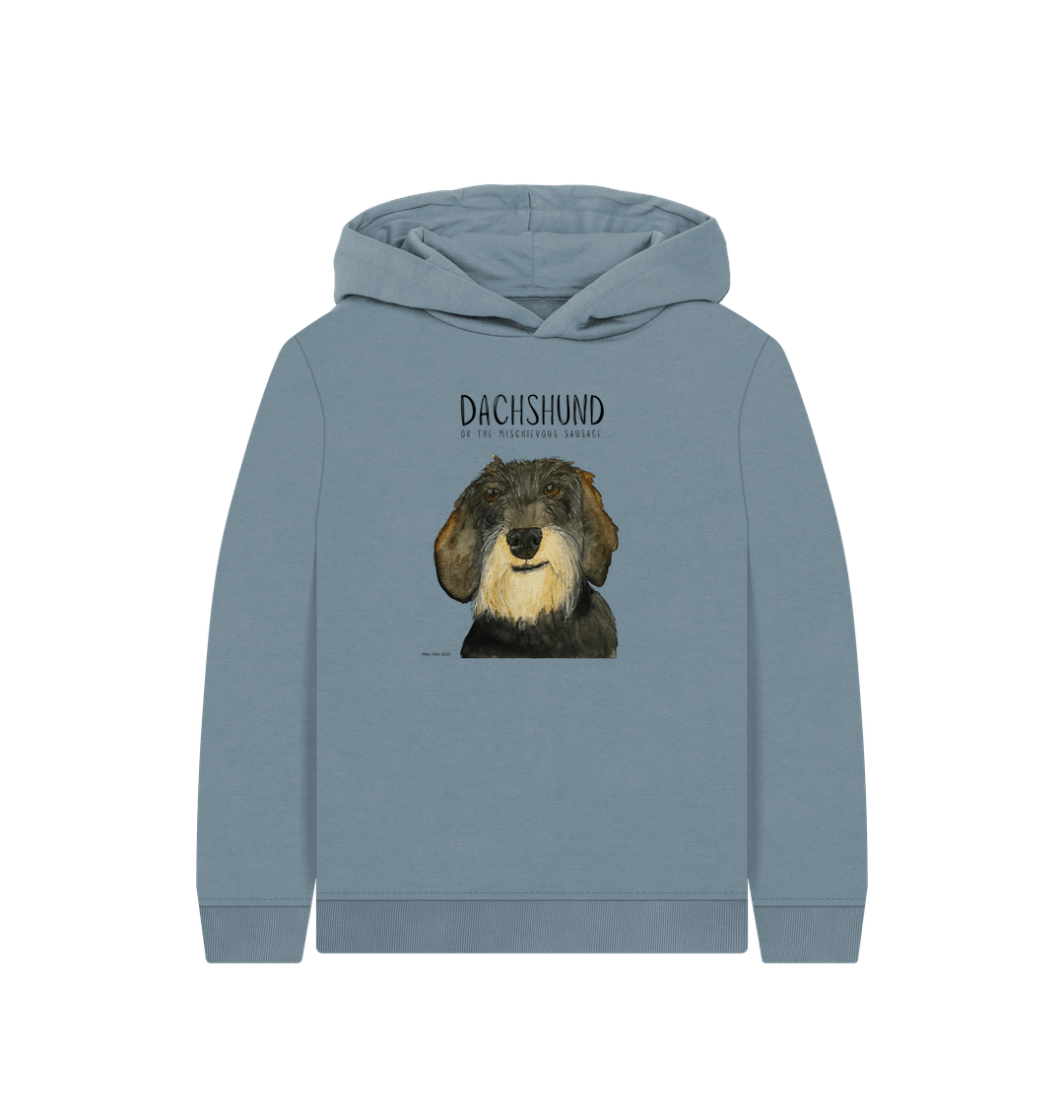 Mischievous Wire Haired Sausage Hoodie – Snuggles, Sass & Sustainability!