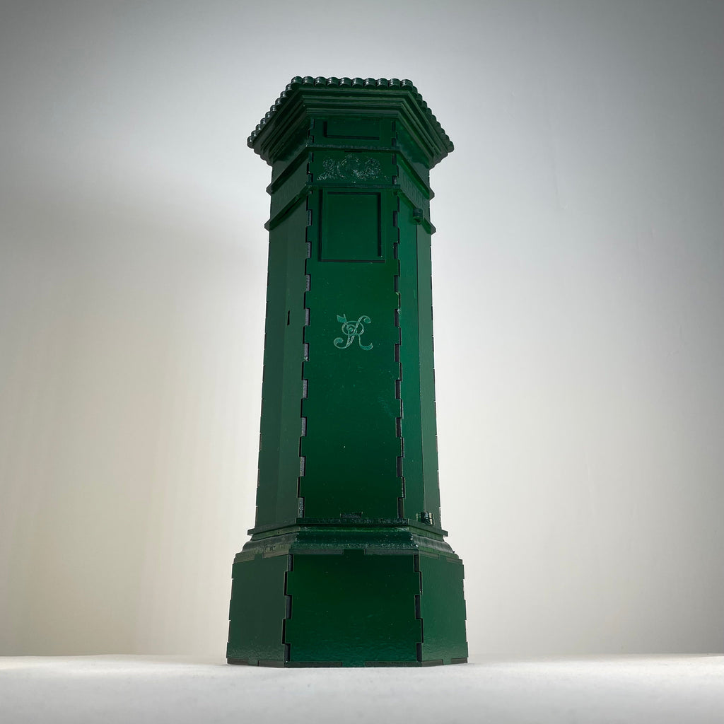 Penfold Pillar Post Box - Pre-Built Model by Curious Rabbit ®