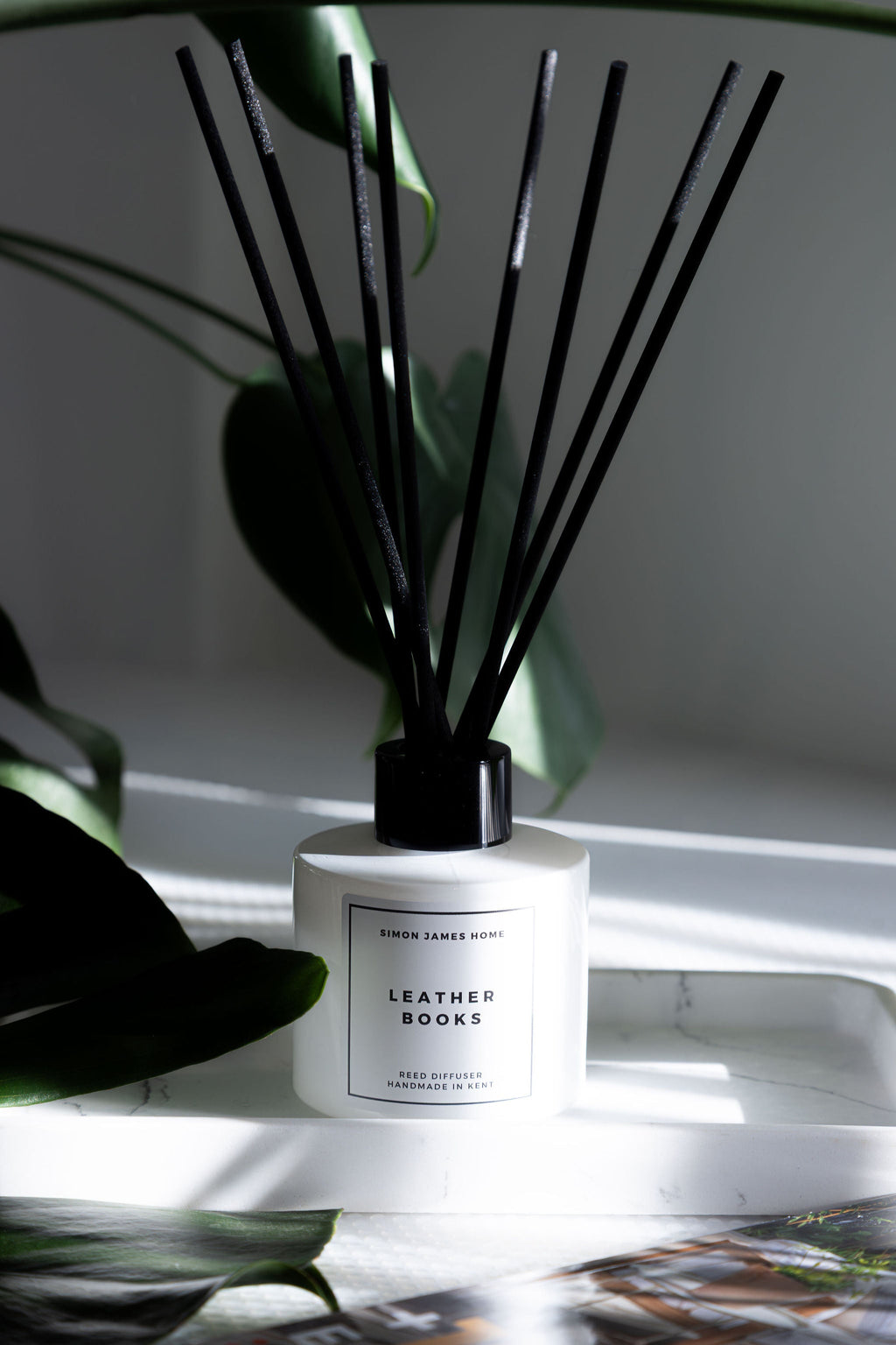 Leather Books Reed Diffuser